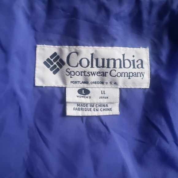 COLUMBIA WOMEN'S PURPLE GIZZMO SKI WINTER JACKET SHELL LARGE X-LARGE* - Picture 6 of 14